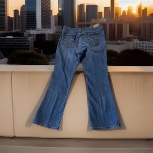 Levis 515 Jeans Women's W29 L30 Bootcut Cotton Blend Denim 9" Rise Y2K